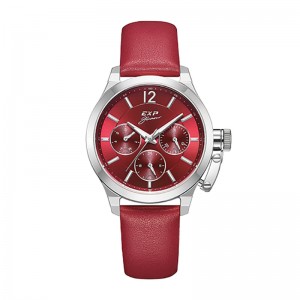 Expedition 6381 Silver Red Leather Lady BFLSSRE
